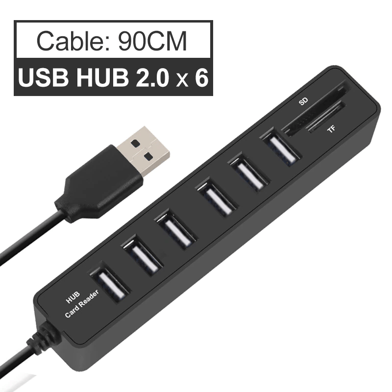 High Speed Multi Function USB Hub Splitter - Smart Ware Co